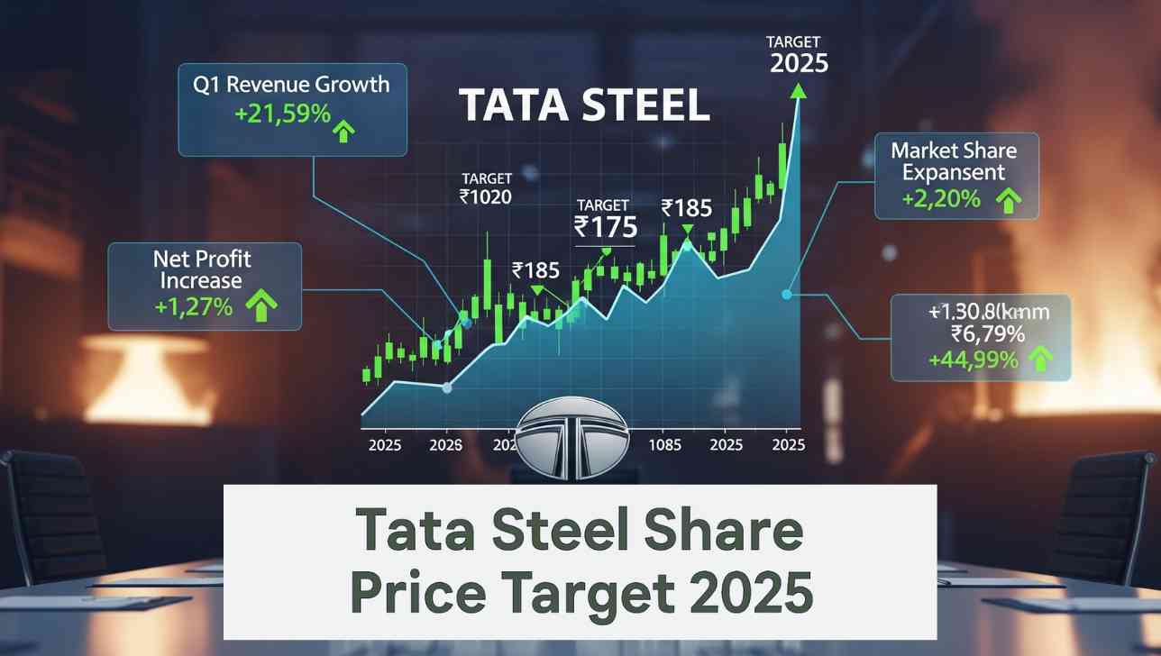 tata steel share price target 2025